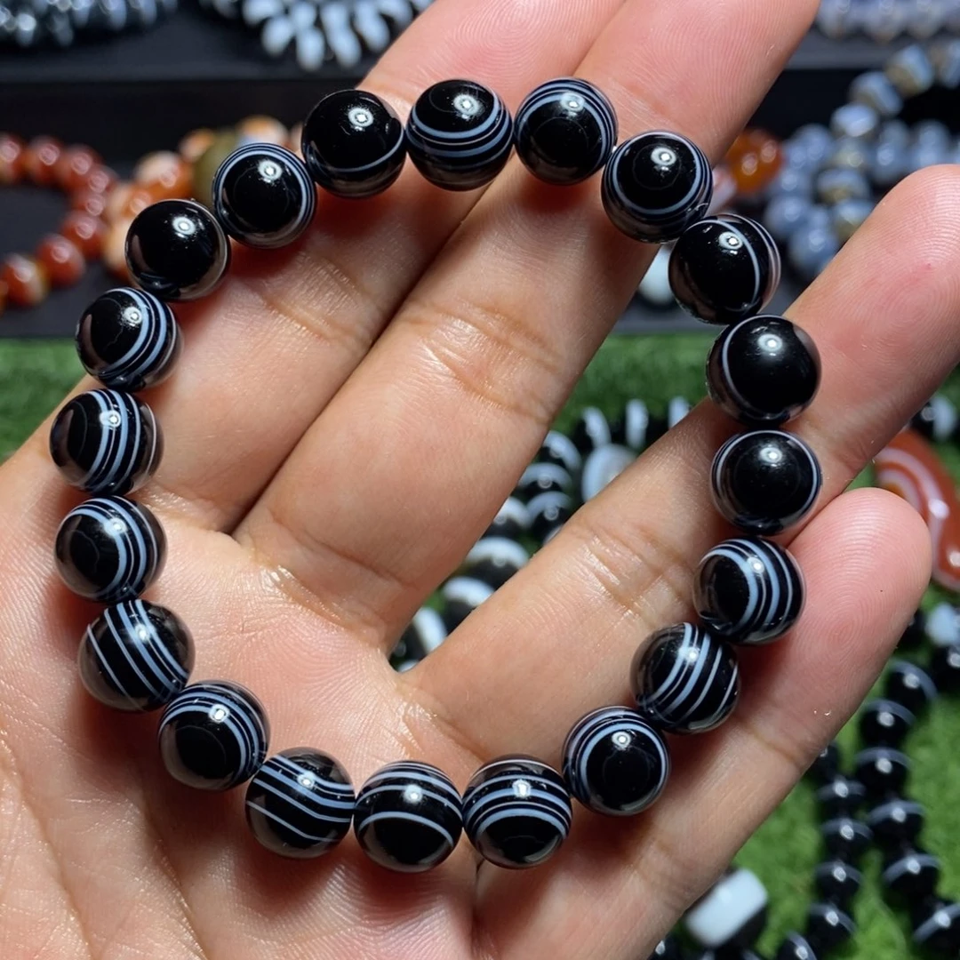 玛瑙/玉髓一线药师玛瑙手串未镶嵌10