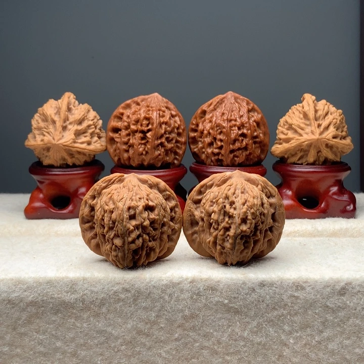 吊坠文玩核桃40尺山地四座楼