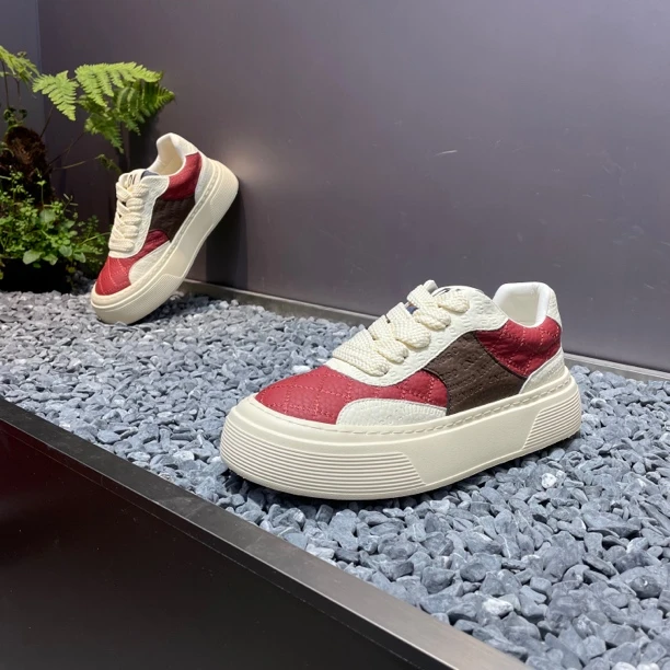 广州男鞋增高厚底圆头休闲百搭青春透气时尚秋冬单棉低帮系带潮鞋