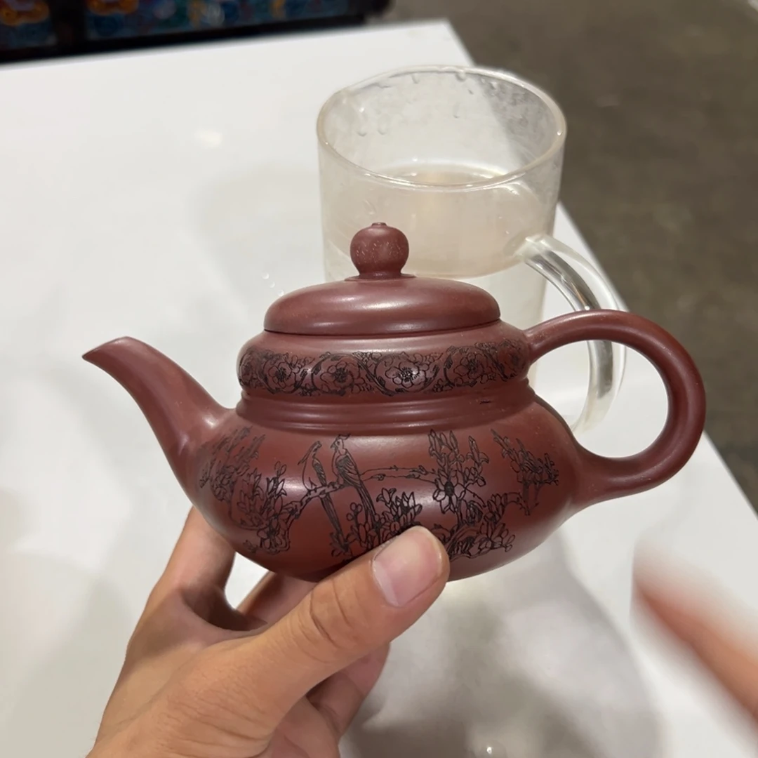 茶壶紫砂老厂紫砂壶一件！