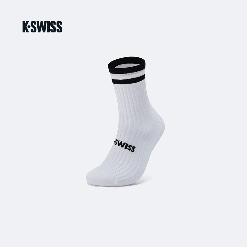 kswiss盖世威袜子网球袜男女袜四季袜高筒袜运动休闲跑步透气袜子