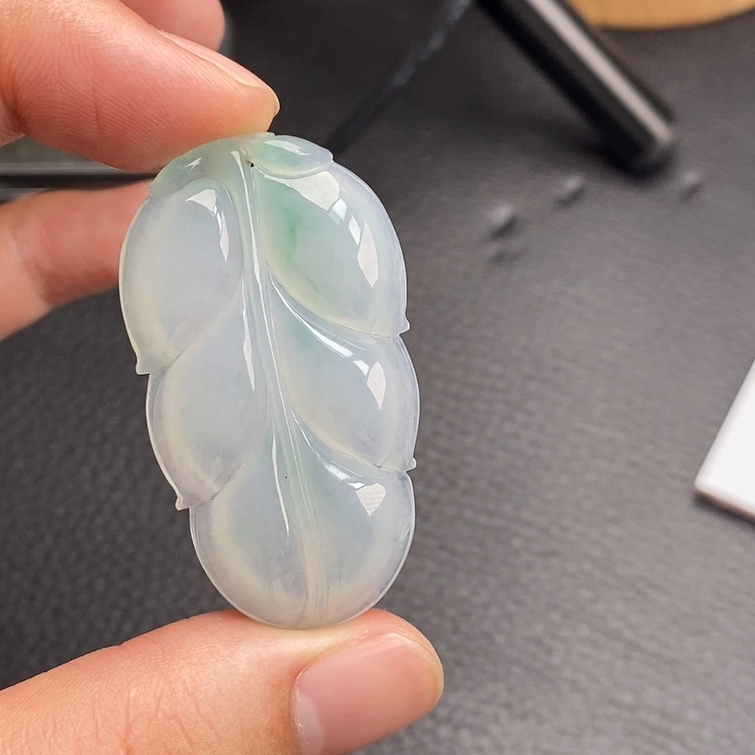 未镶嵌定制翡翠大叶子