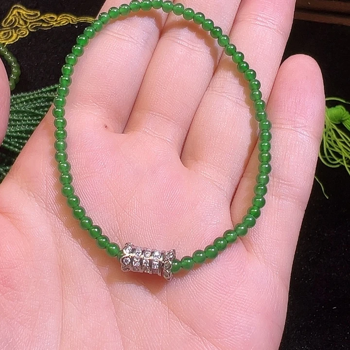 翡翠戒指未镶嵌天然A货手链