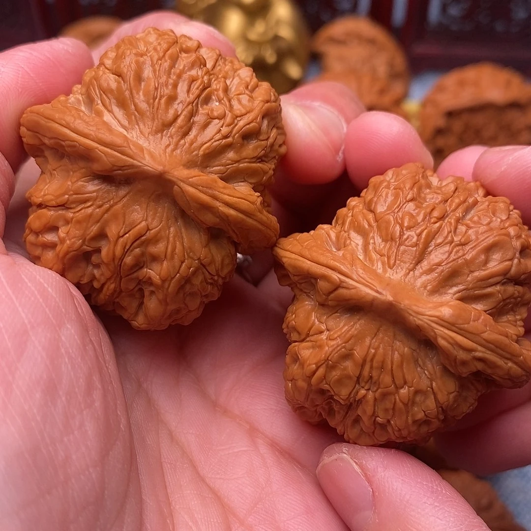 把件文玩核桃全品毕业绝配血麒麟42.8尺46克