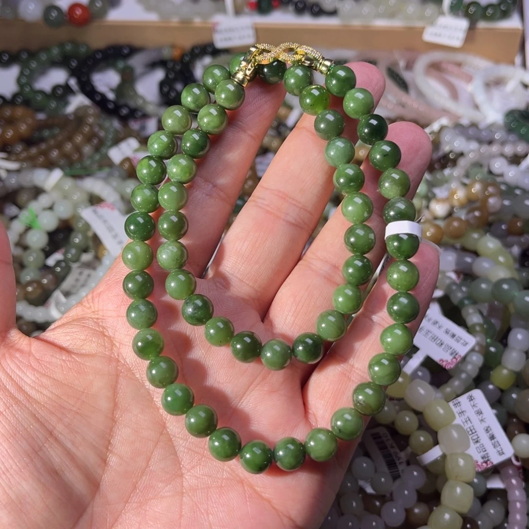 和田玉未镶嵌手链