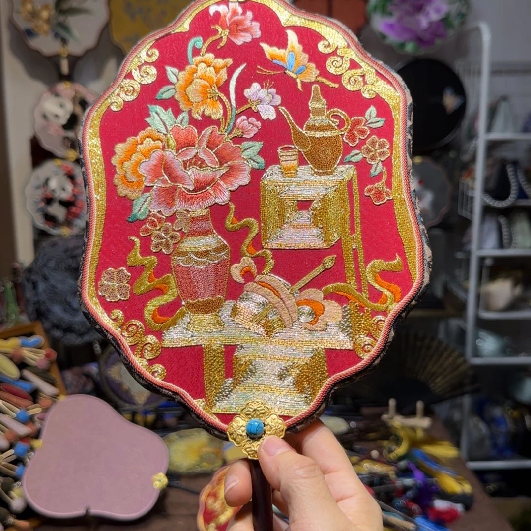 按***酒织绣纯手工苏绣双面绣