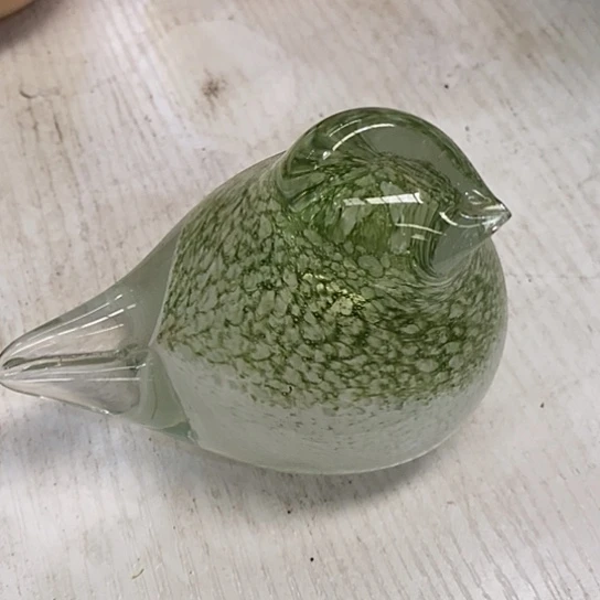 琉璃鸟高7厘米宽6厘米