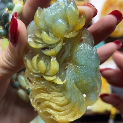 岫玉挂件未镶嵌挂件