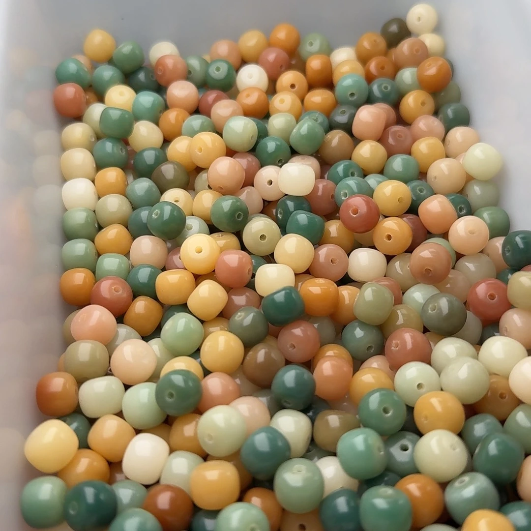 菩提根/象牙果吊坠120颗七彩10桶