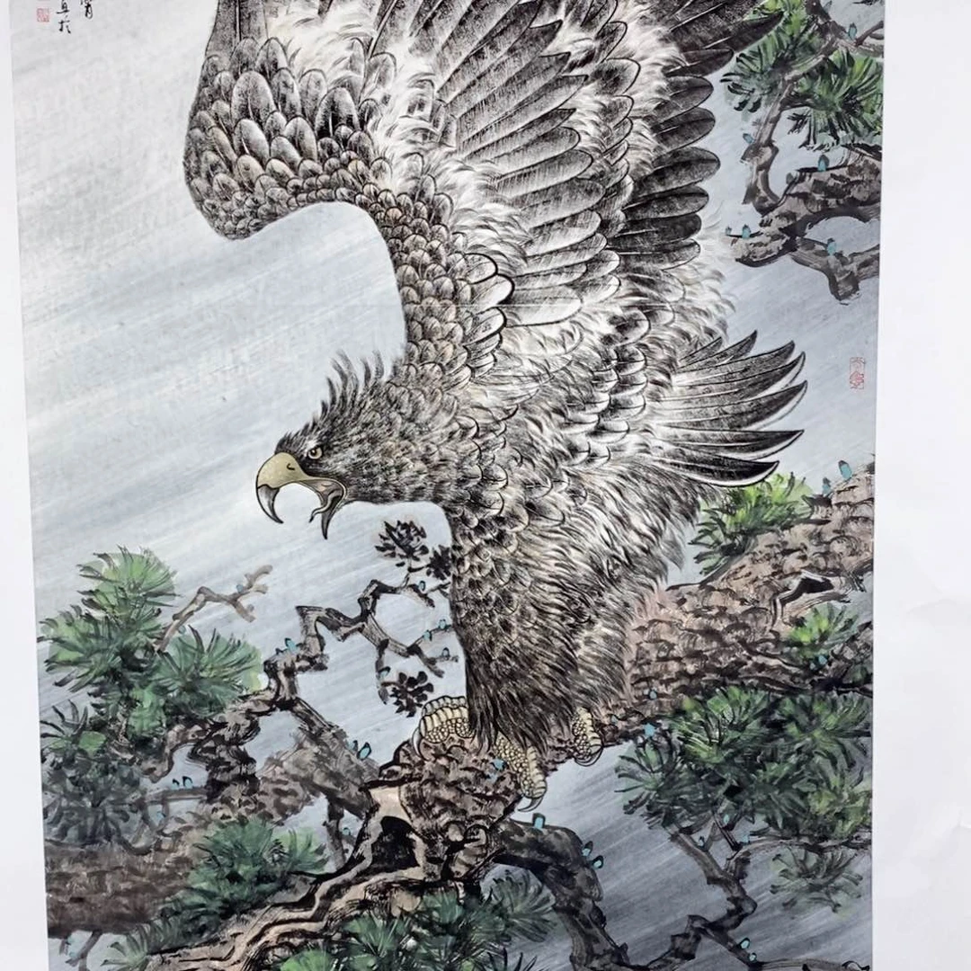 国画倾***雨中海艺术国际甄选