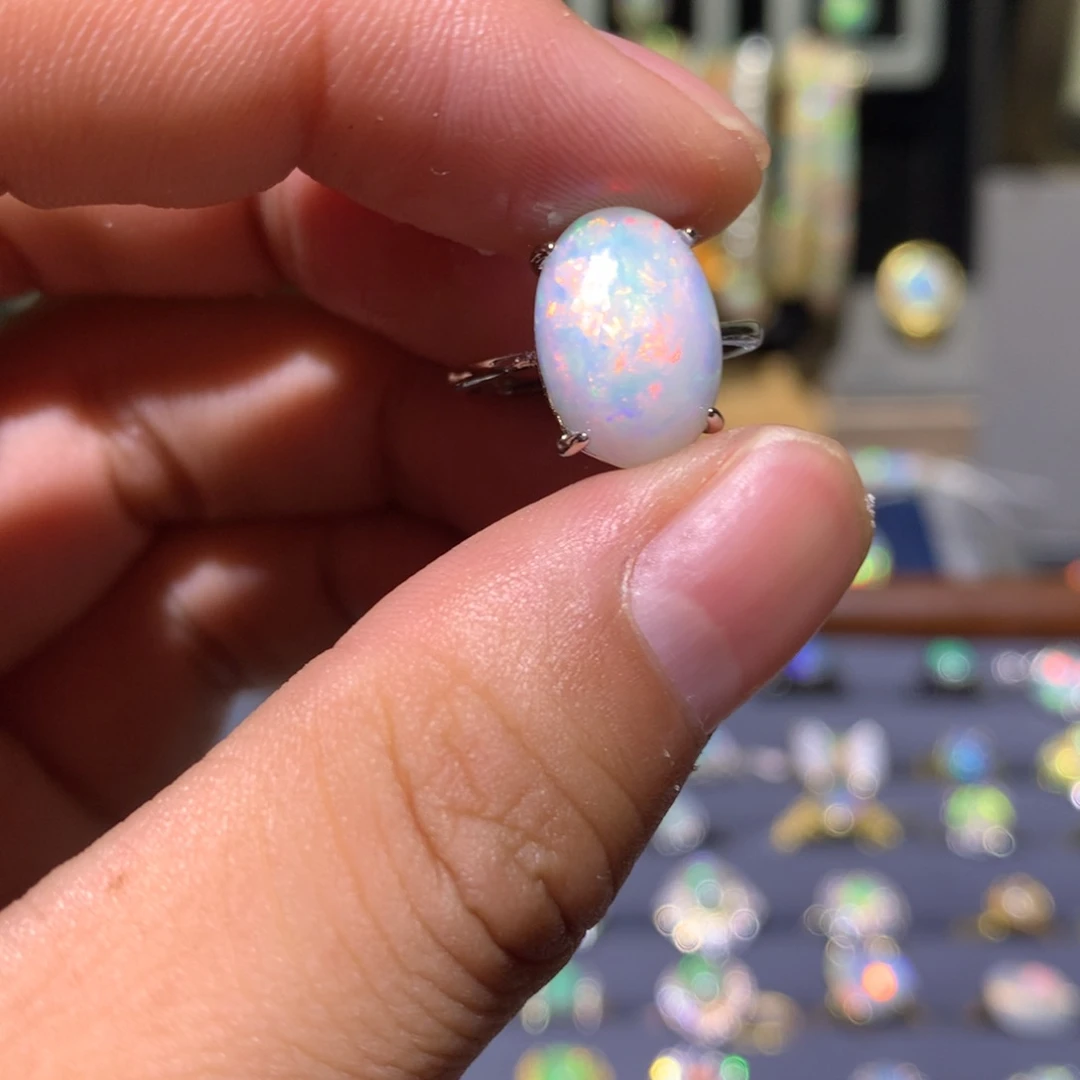欧泊合金欧泊戒指