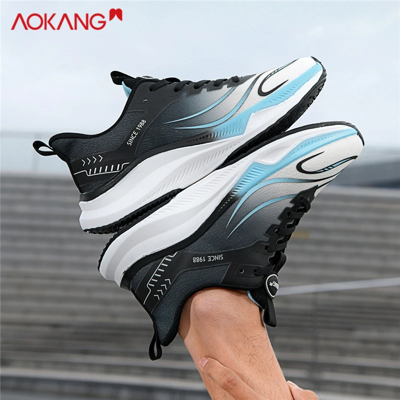 2025冬季保暖跑鞋男士休闲防滑减震缓震舒适轻跑鞋