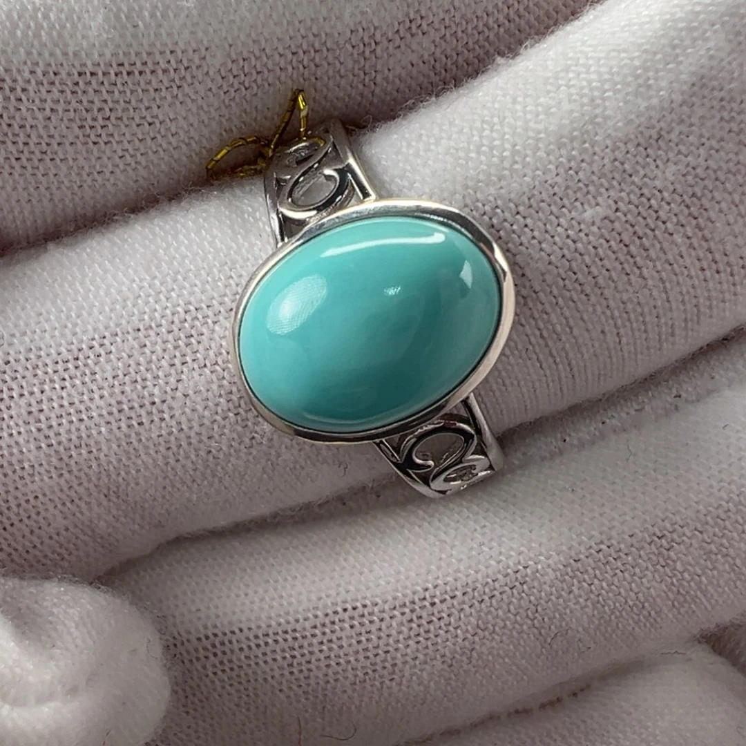 银S925镶嵌绿松石配饰