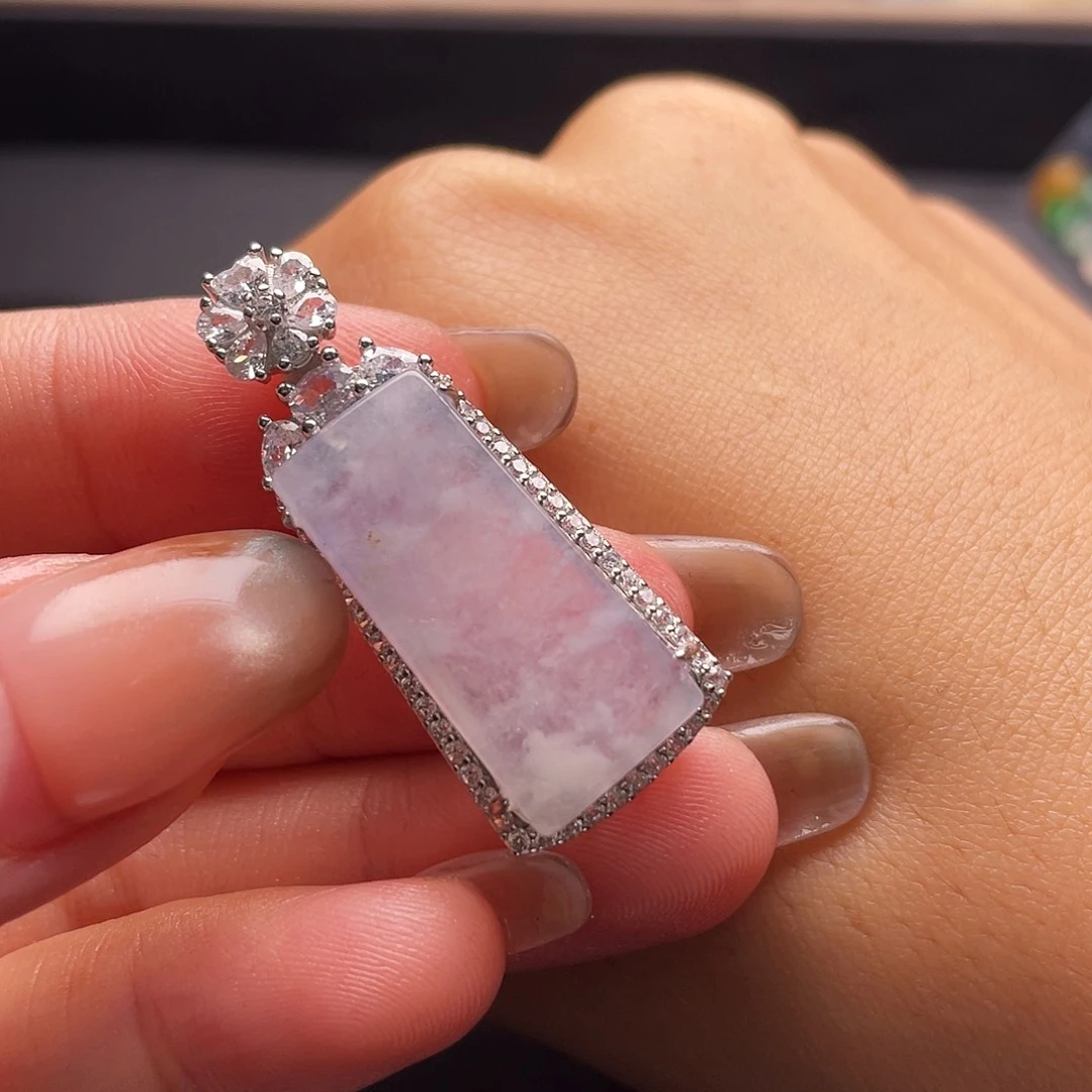 银S925镶嵌定制翡翠(****苯镶嵌费