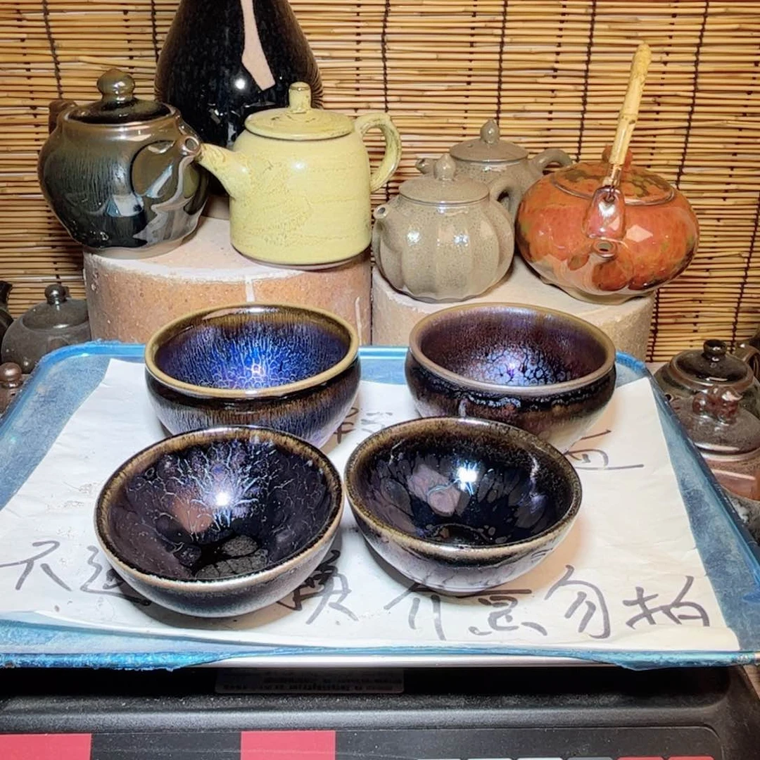 茶盏建窑建盏 微瑕作品