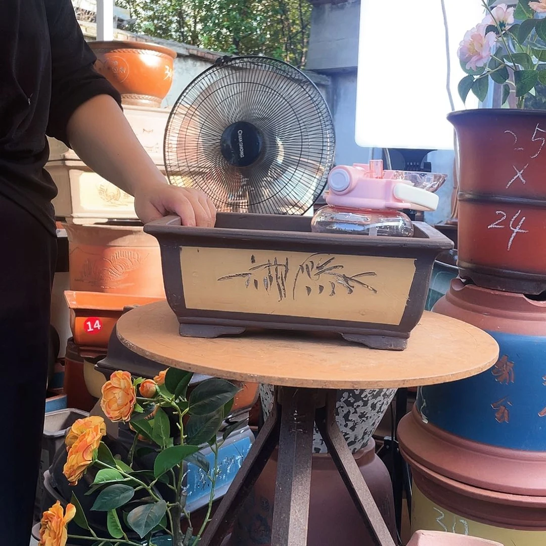 32黄马槽花盆紫砂花盆紫砂