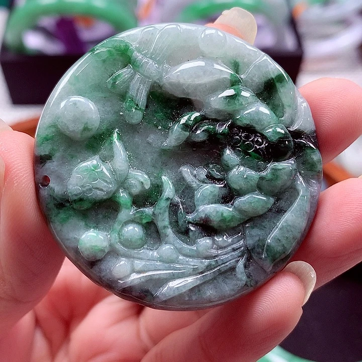 颈饰未镶嵌翡翠翡翠