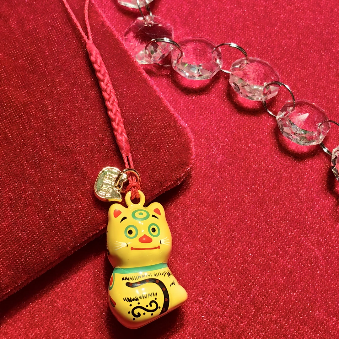 NANIMOMO惠山泥人蚕猫铃铛挂件可爱文创周边便携装旅游纪念品新款