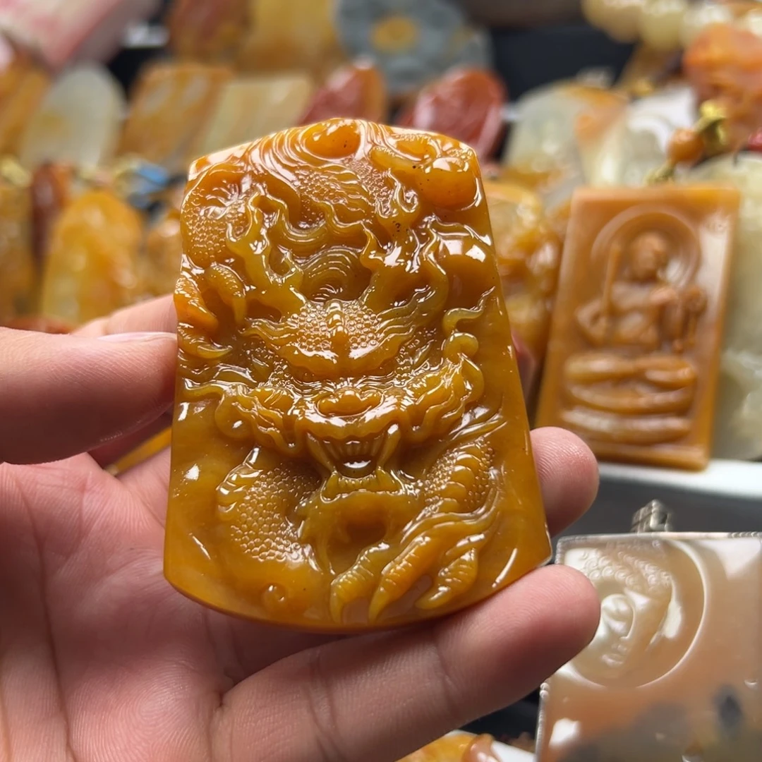 石英质玉（黄龙玉）未镶嵌多选一发货