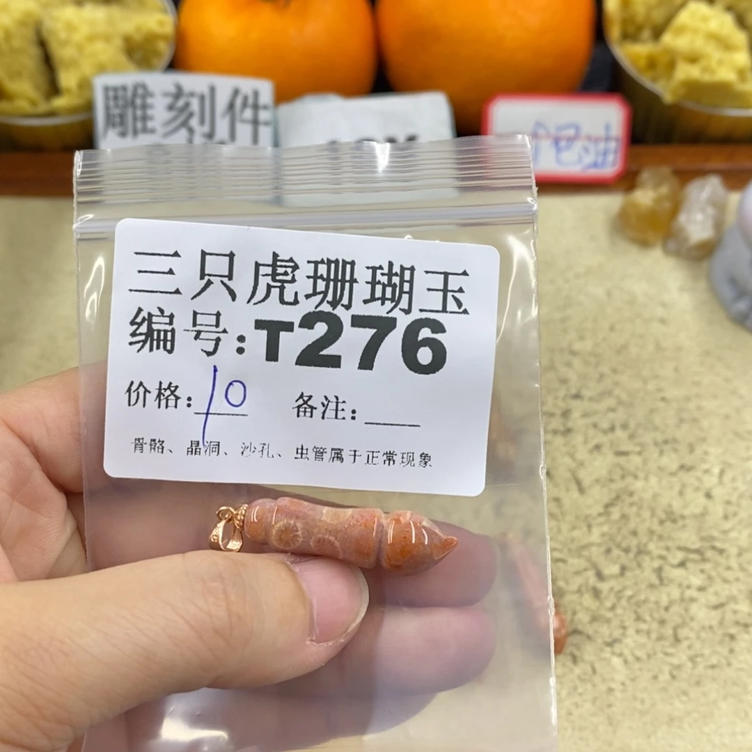 硅化珊瑚（珊瑚玉）1未镶嵌墨*