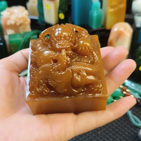 吼***海寿山石印石吼老师