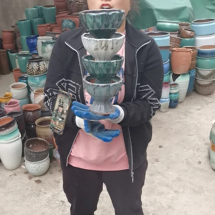 口13高12瑕疵颜色随机四个盆