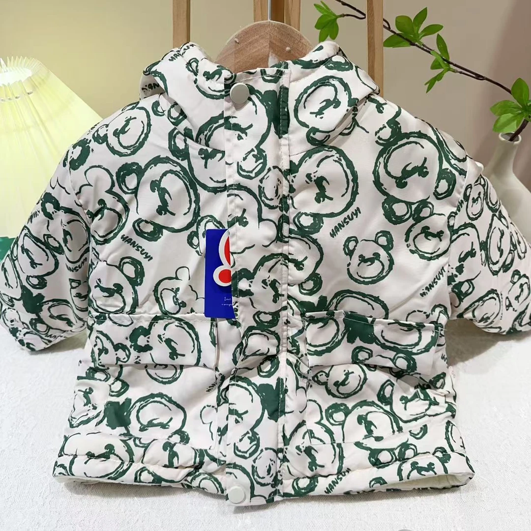 丫依衫【2421-214小熊头】冲锋衣