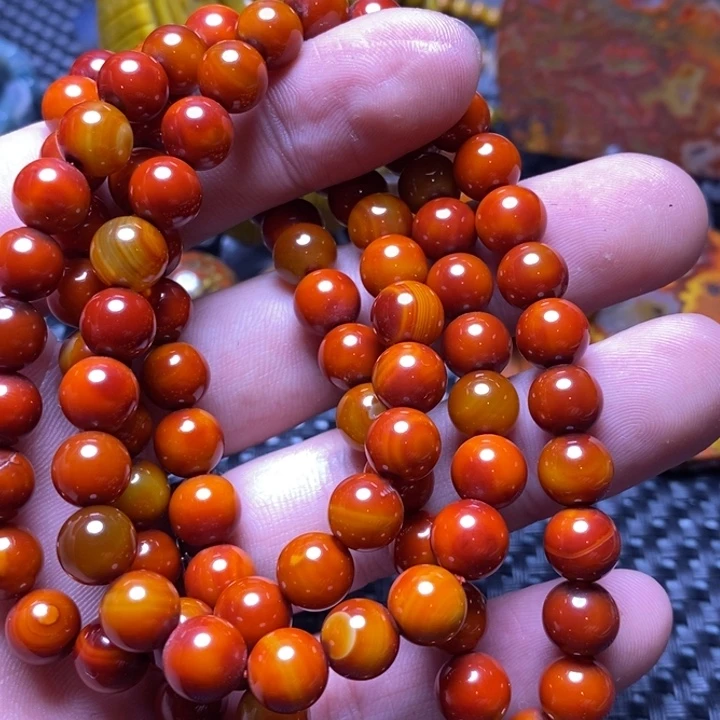 玛瑙/玉髓颈饰未镶嵌天**背