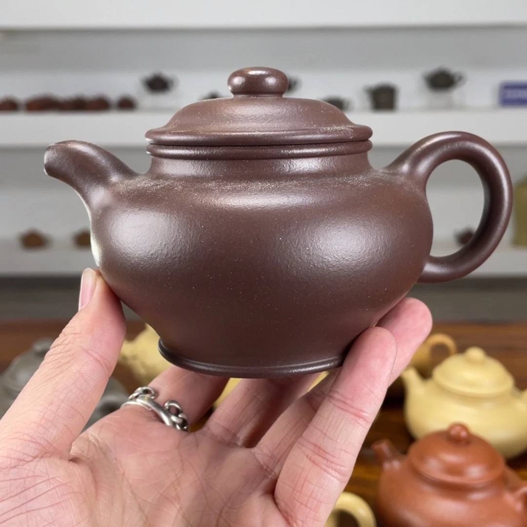 紫砂茶壶260cc大水潭底槽清茶壶
