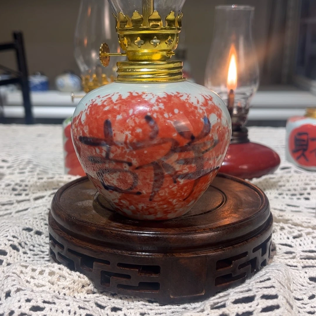 摆件景德镇陶瓷香薰灯