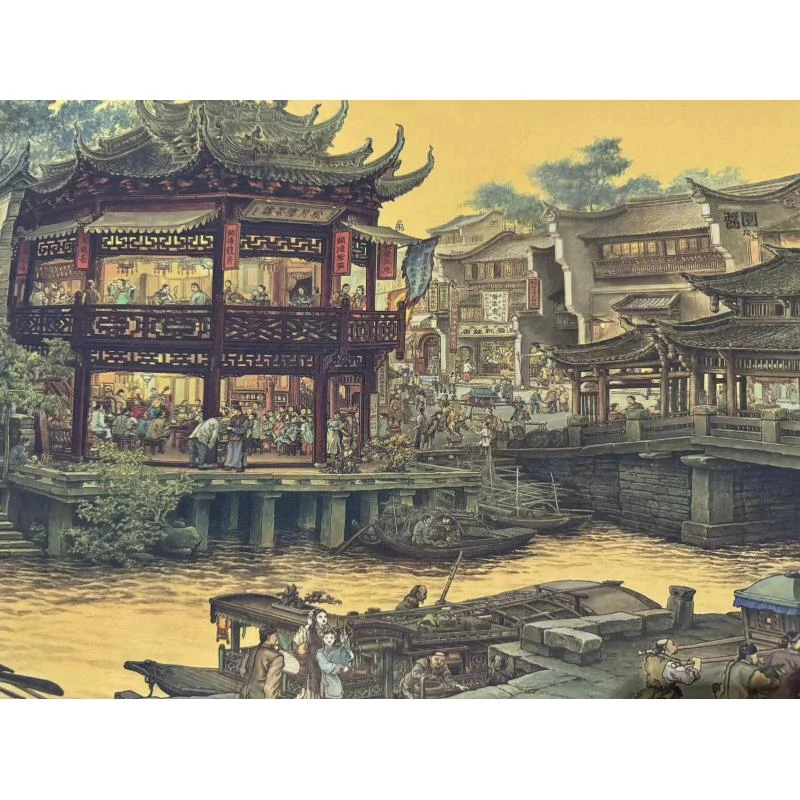 精品南乡旧梦长卷字画