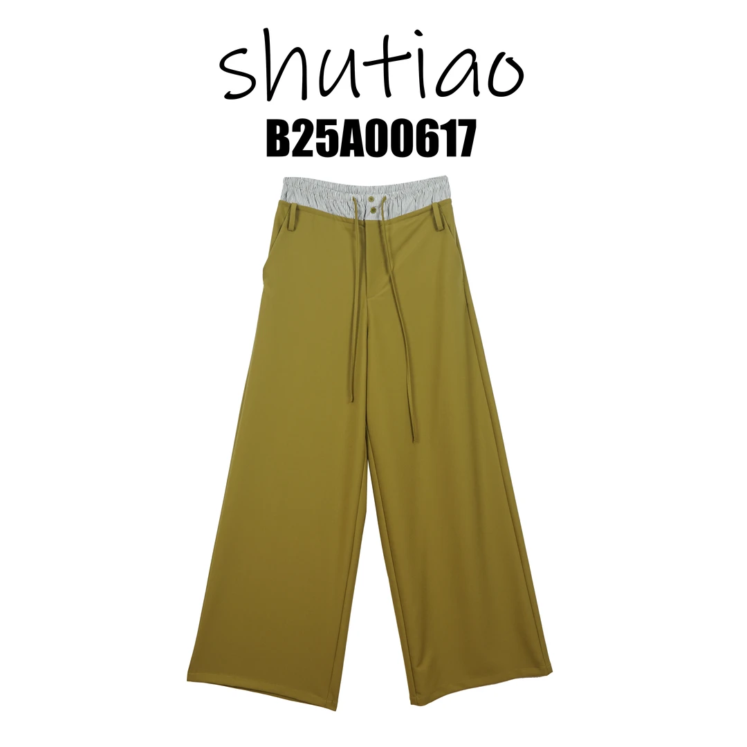 【SHUTIAO】2025春夏：新款小众设计款裤子B25A00617