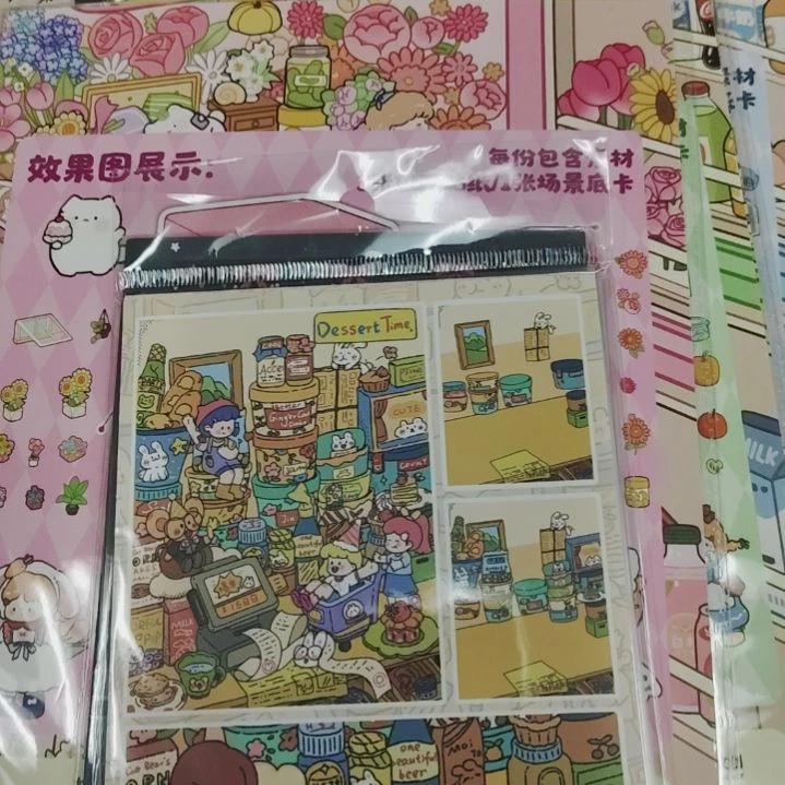 造景贴纸现场选购