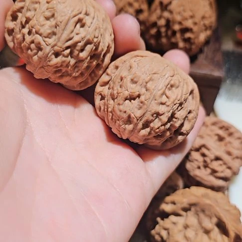 行***清吊坠文玩核桃41绣球