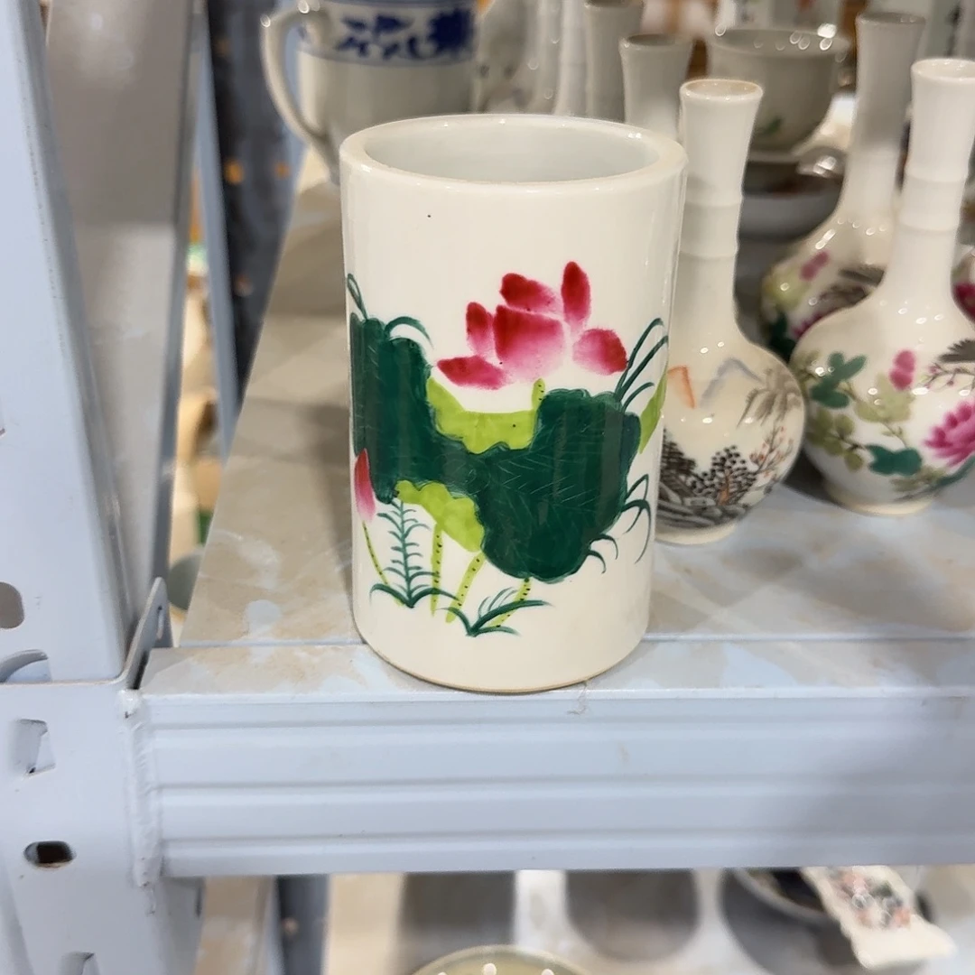 瓷片摆件手绘瓷器处理