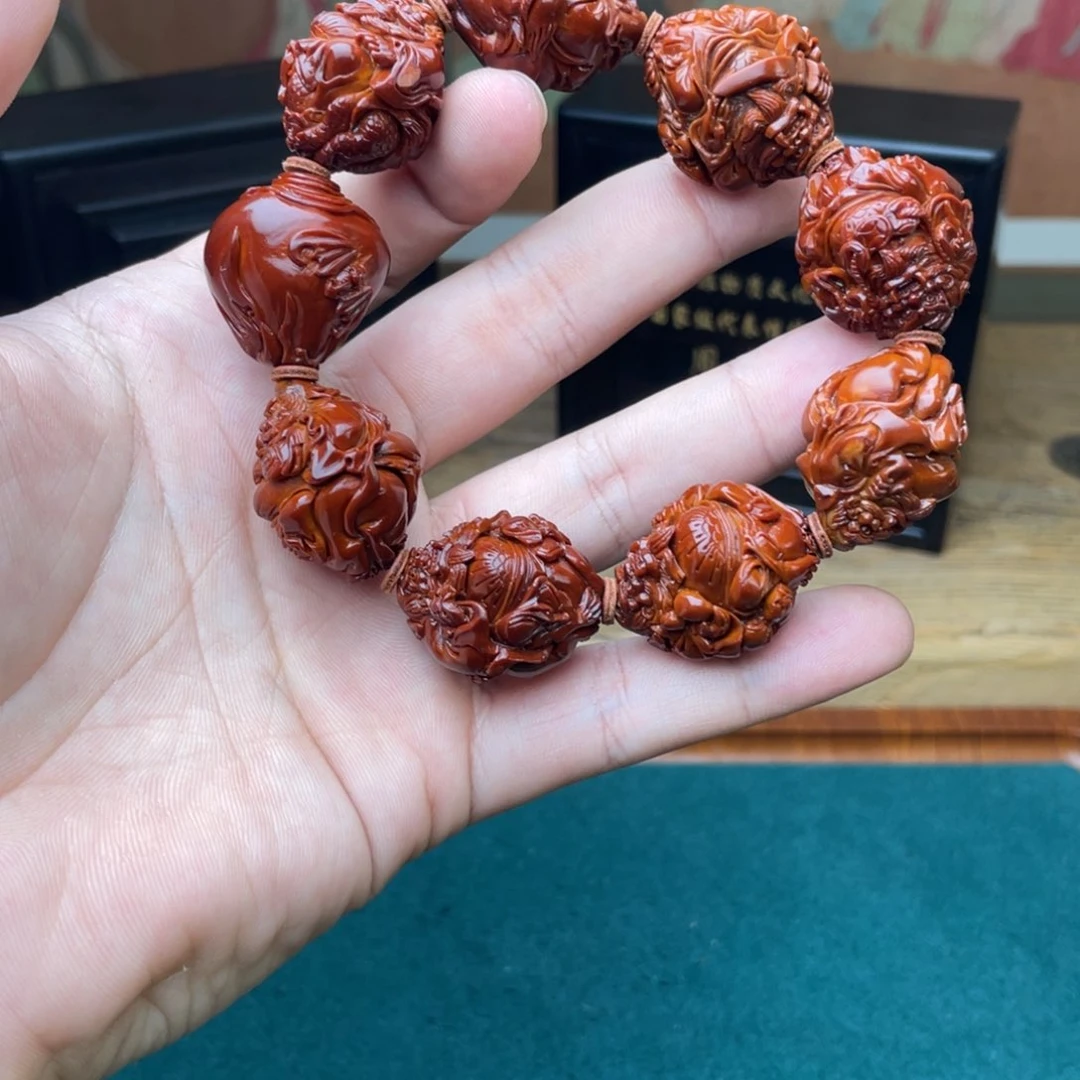 橄榄核手串满***丶钟馗表弟回血