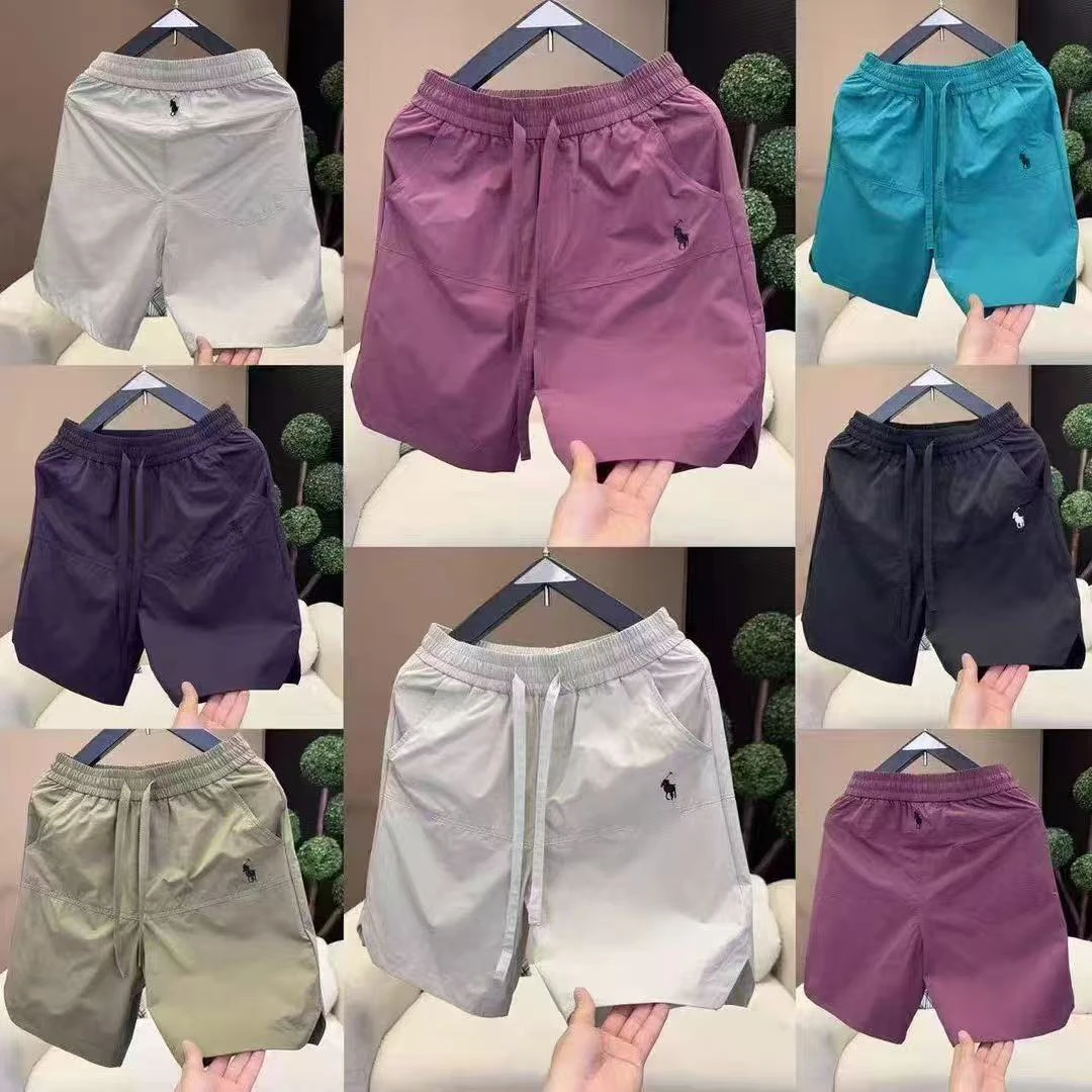 【2W个打孔透气 】夏季男女刺绣工装运动激光网孔透气凉感短裤6632