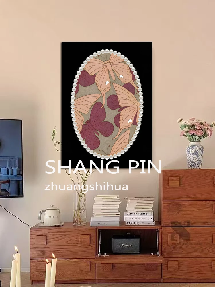 法式复古客厅墙画沙发背景墙装饰画餐厅挂画电视柜摆画卧室挂画