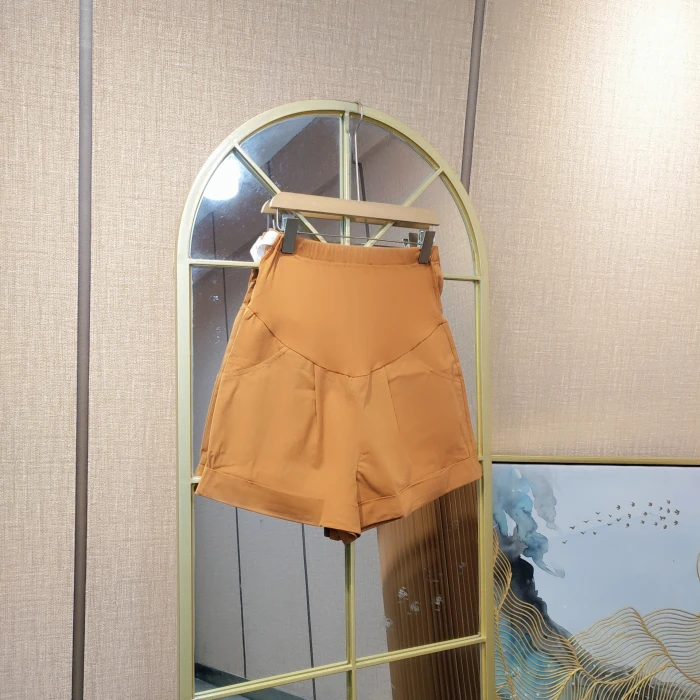 HQ50孕妇橘色短裤M90-120