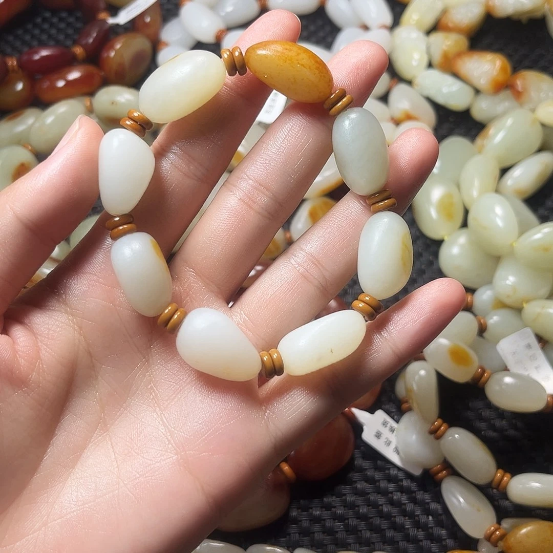 E***子手链未镶嵌和田玉