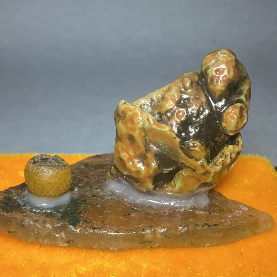 《大圣醉酒》阿拉善戈壁奇石精品象形石开脸人物石亿年奇石自然艺术