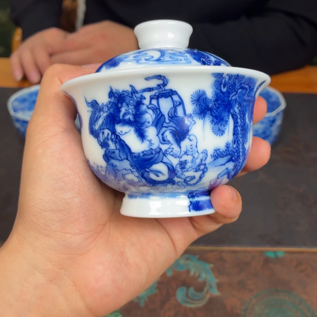 杯子瓷瓷姑娘景德镇陶瓷艺术