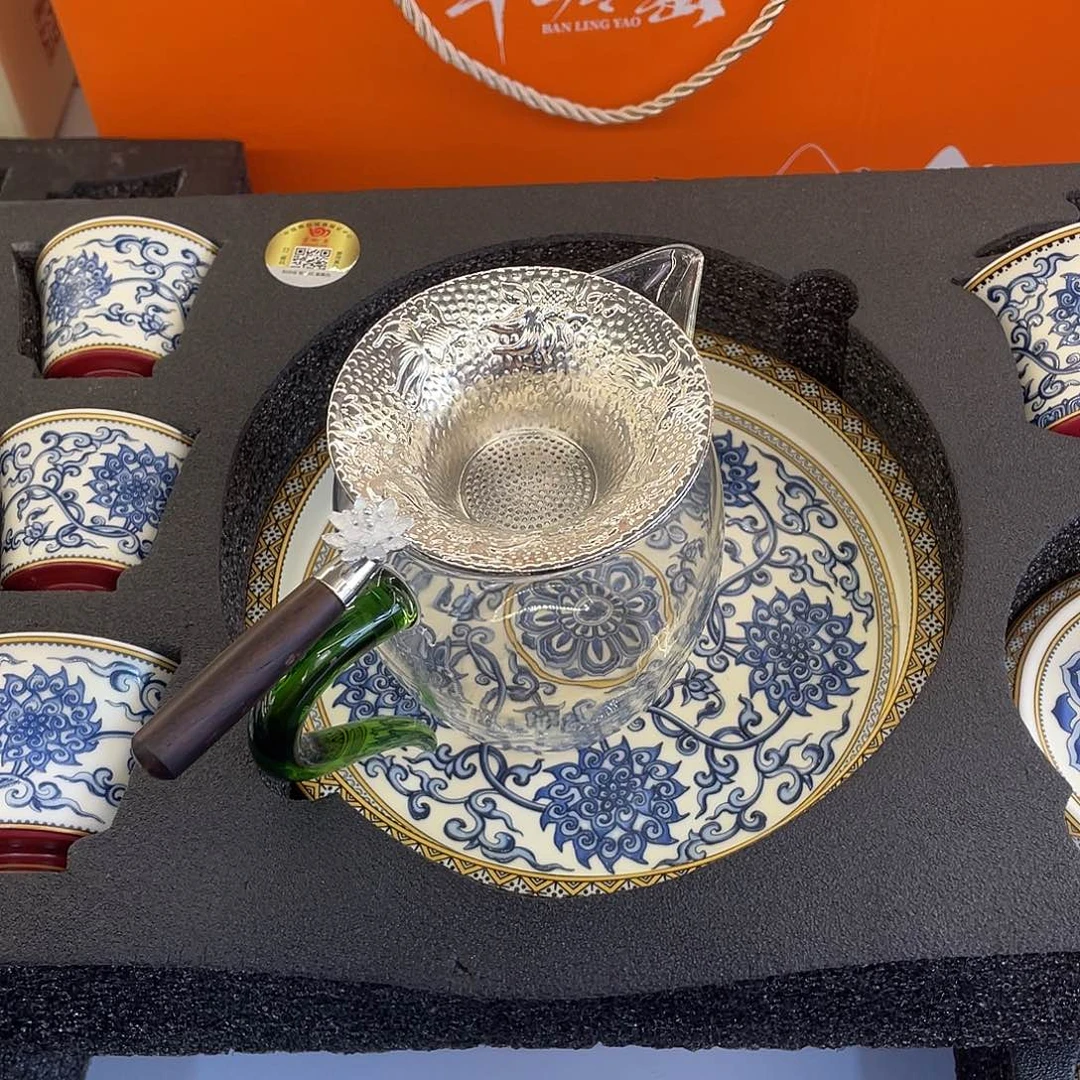 陶景德陶瓷盖碗茶具