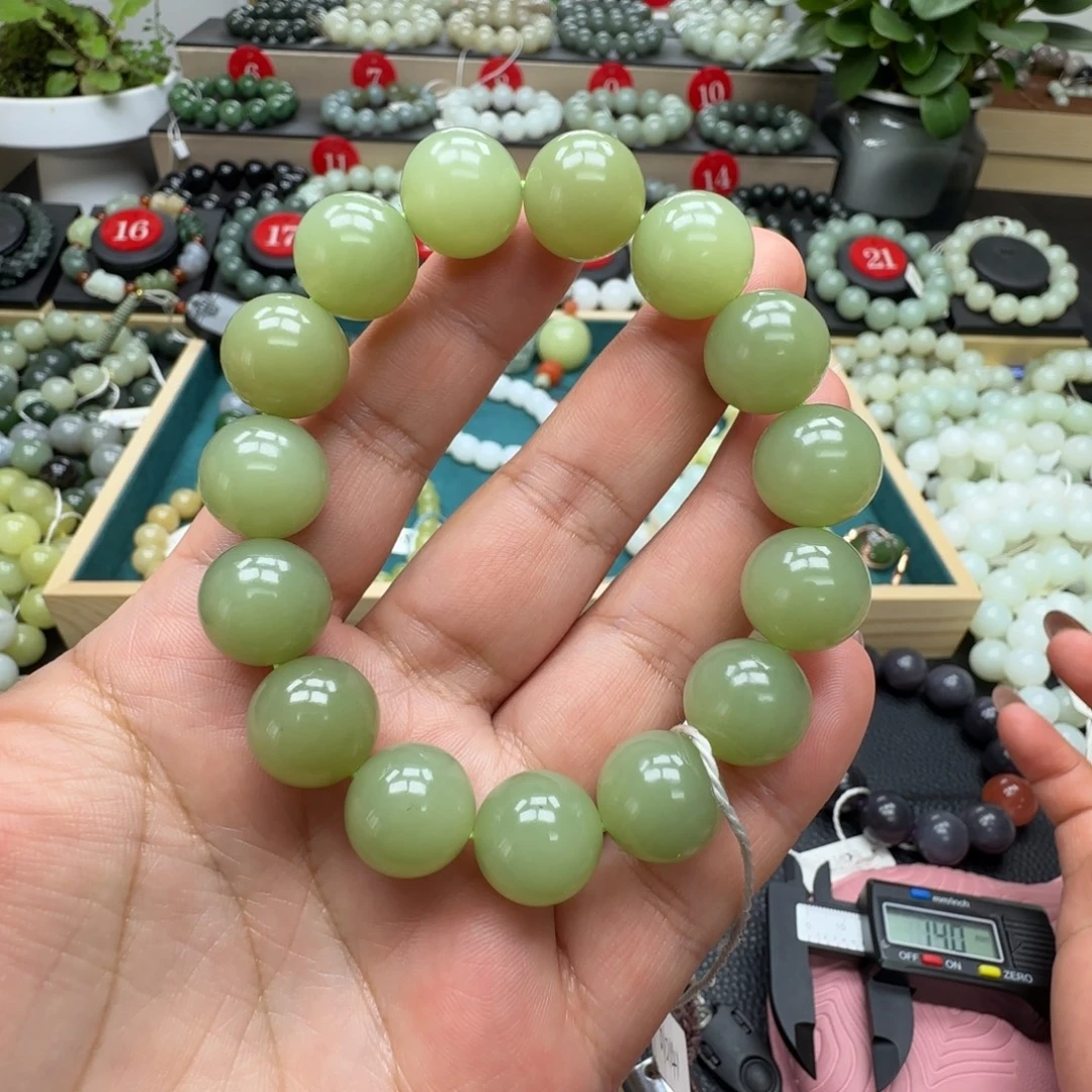 和田玉未镶嵌手链14