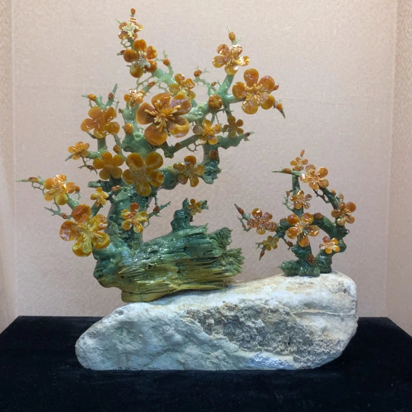 【闪购商品】未镶嵌蛇纹石玉摆件覆膜