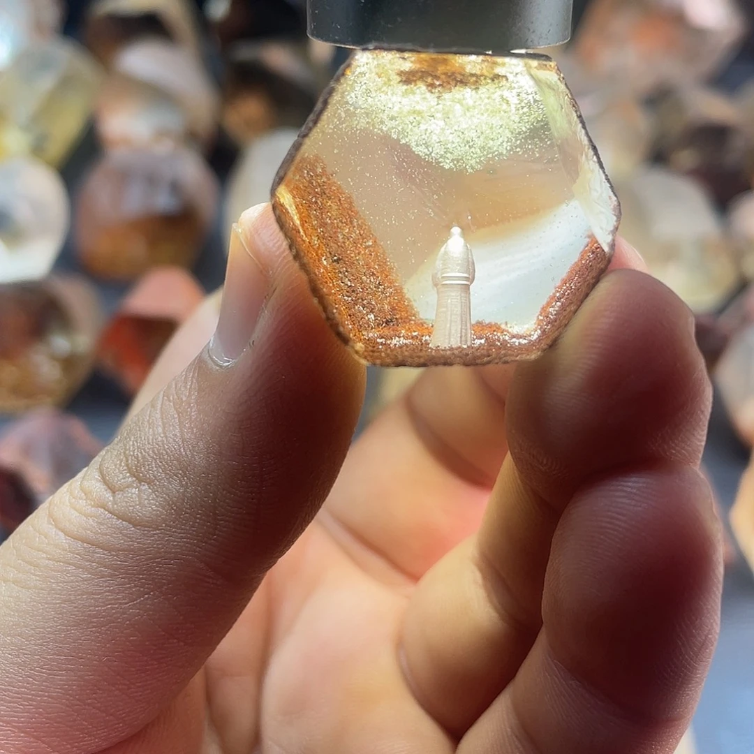 珠宝半成品水晶未镶嵌