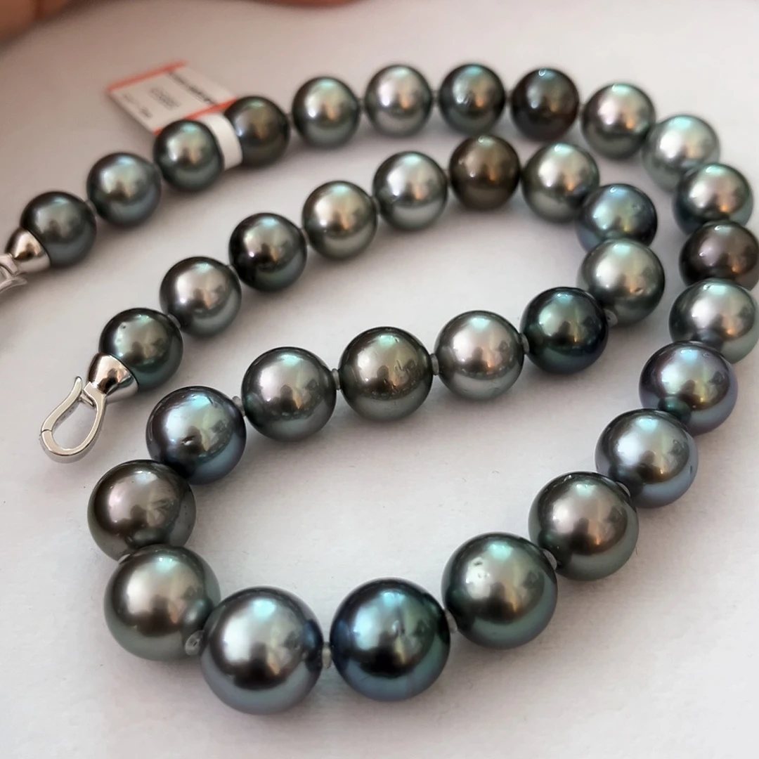 海水珍珠颈饰未镶嵌莫兰迪11-13