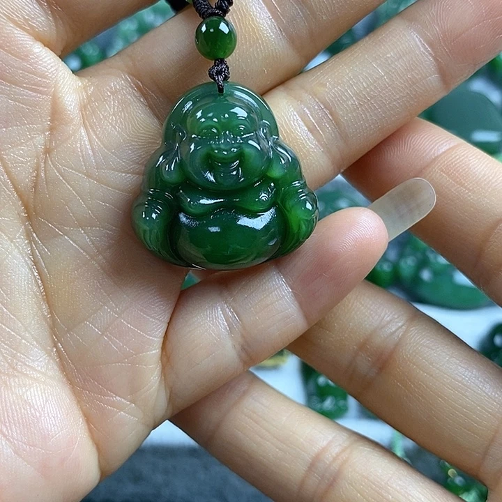 吊坠(不含链)未镶嵌和田玉（碧玉）27