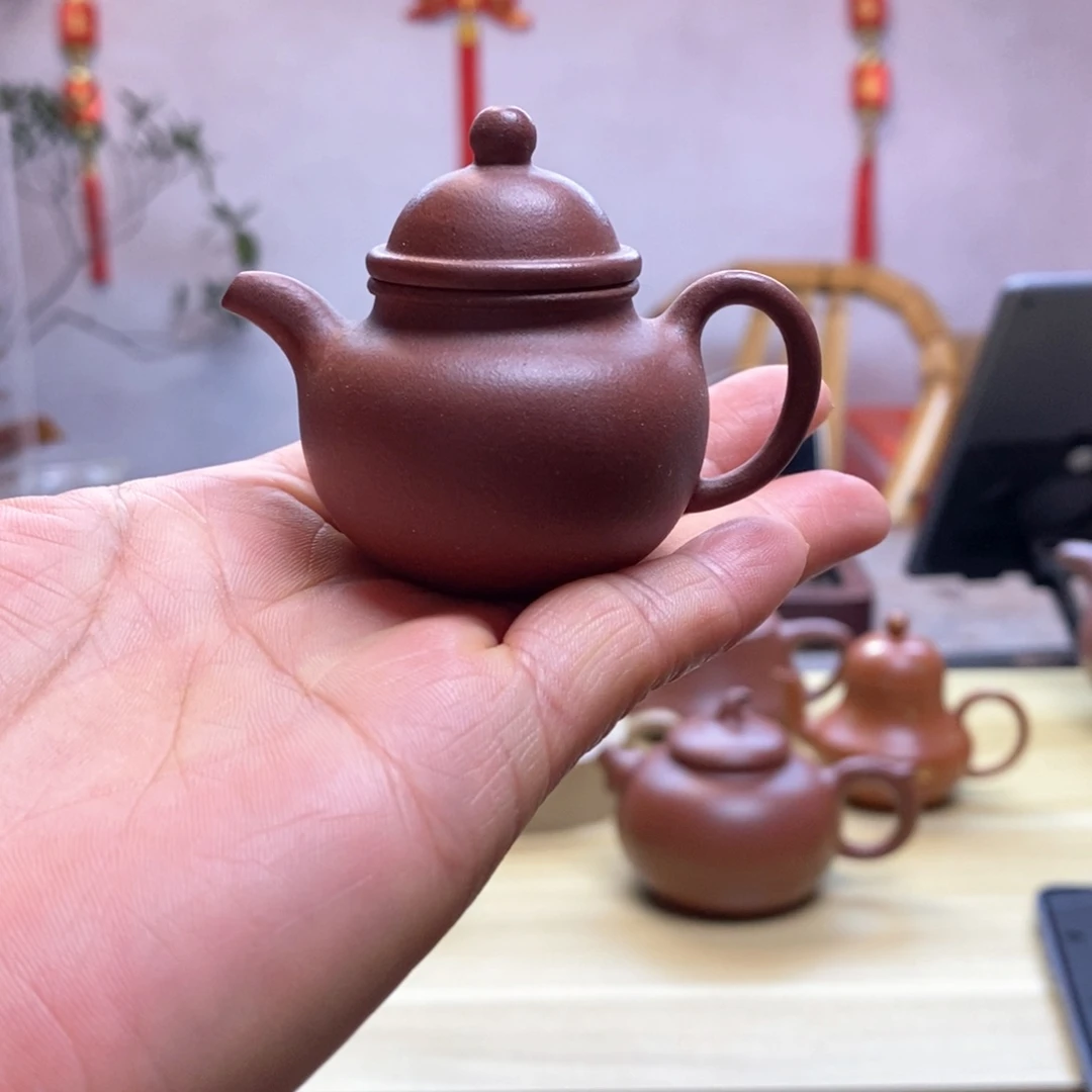 【闪购商品】紫泥茶壶掇球容量30