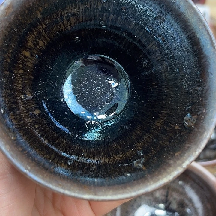 茶盏沐雨茶器柴烧主人杯